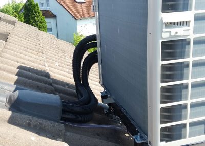 Dachmontage Klimaanlage