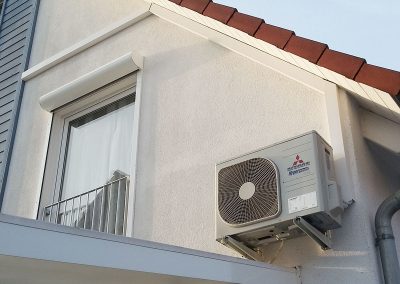 Klimaanlage Außengerät Mitsubishi Heavy Industries Wandmontage